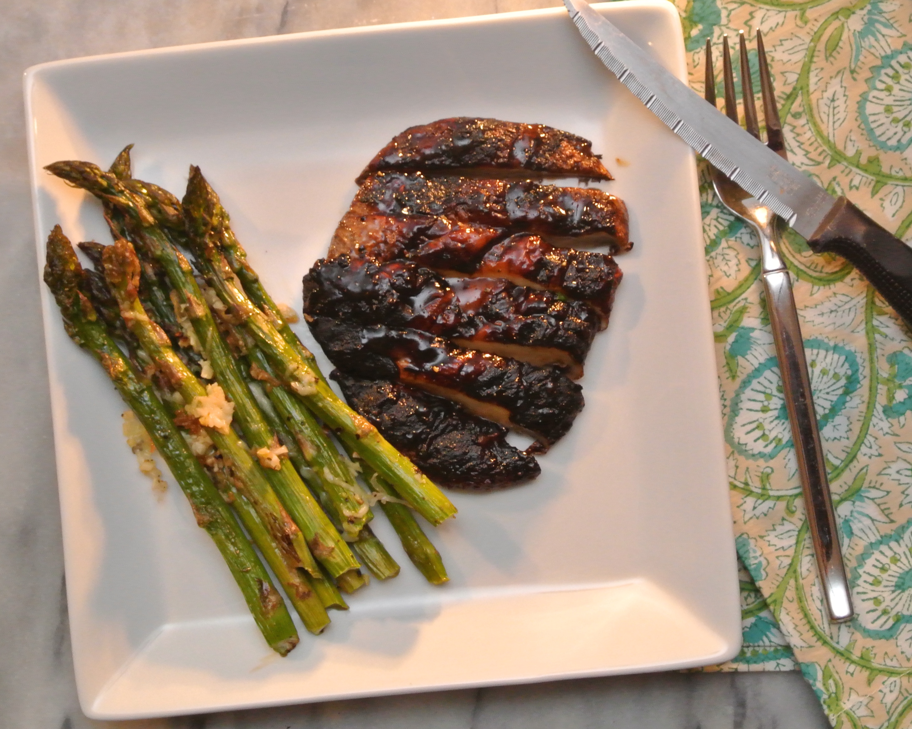 Glazed Portobello Mushrooms